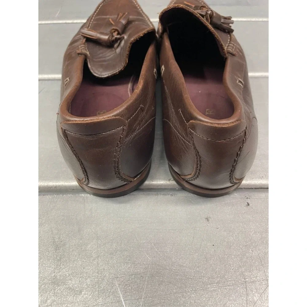 Poste Lavorazione Artigianale Loafers‎ Mens EU 42 US 9 Brown Leather Tassels